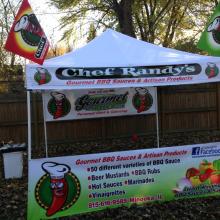 Table Banners and tents